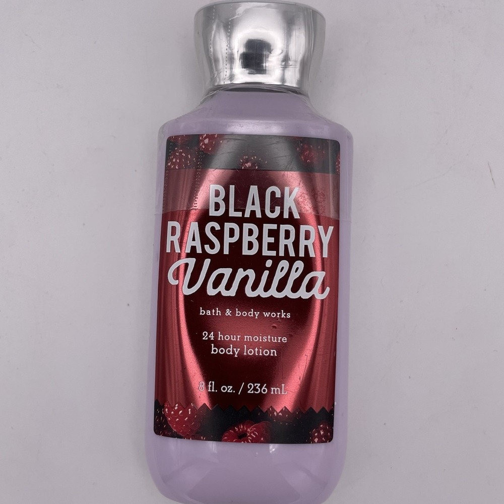 Bath & Body Works Black Raspberry Vanilla‎ Body Lotion Full Size 8 Fl. oz NEW!!